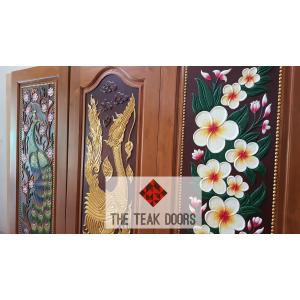 ประตูไม้สัก บานเดี่ยว