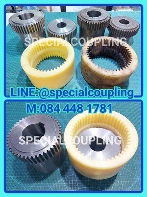 รับผลิตGEAR COUPLING NYLON SLEEVE NL9 HUB LONG COMPLETE SET พร้อมทำรูเพลาพร้อมใช้งาน รอสินค้า 15 วัน สอบถามได้คะ