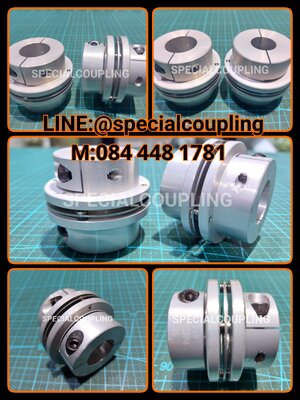จำหน่ายDISC SINGLE COUPLING MAT ALUMINUM SIZE od50mm L44mm Bore16x20mm สอบถามได้คะ