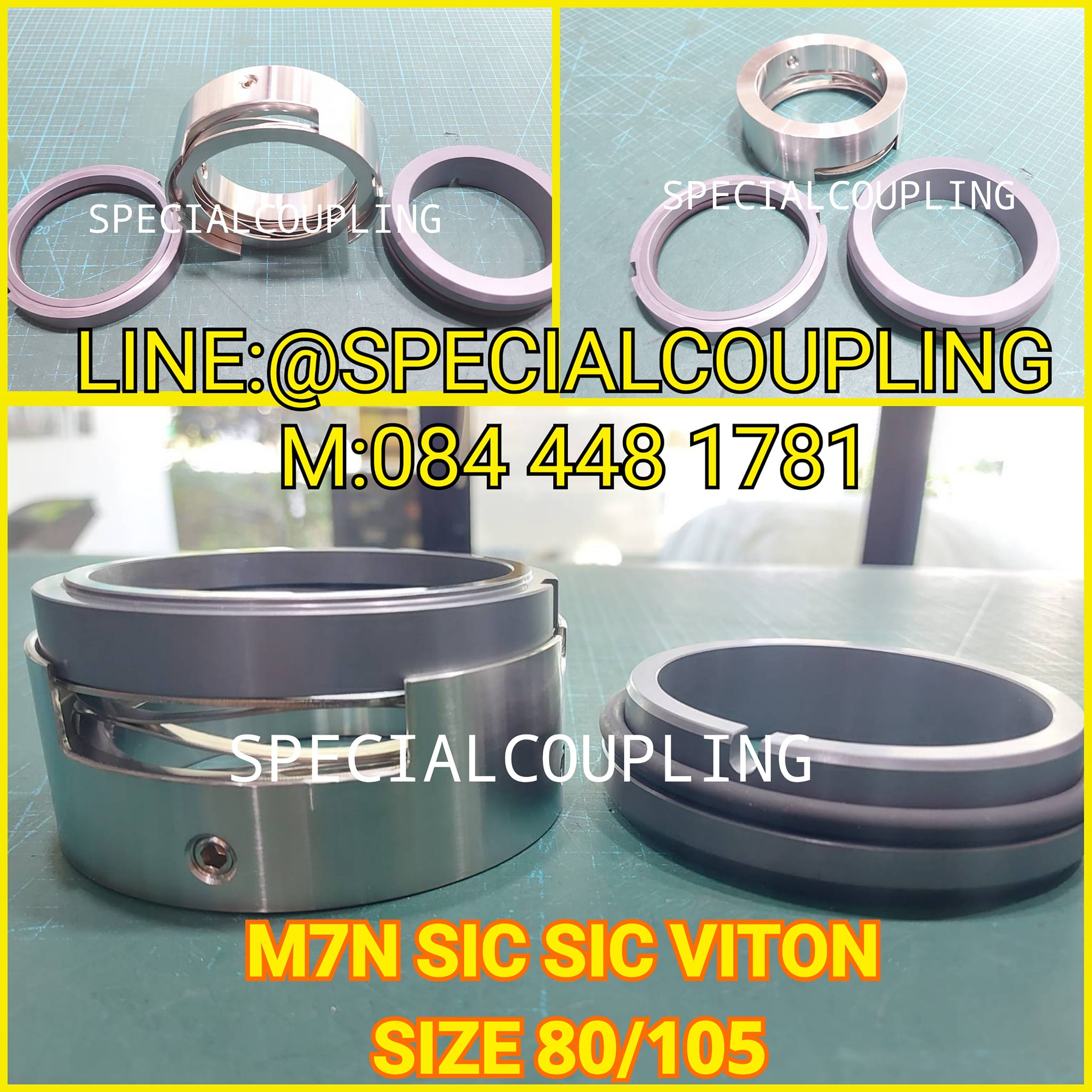 จำหน่าย Mechanical seal M7N SIC SIC VITON SIZE 80/105 พร้อมส่งคะ สอบถามได้คะ