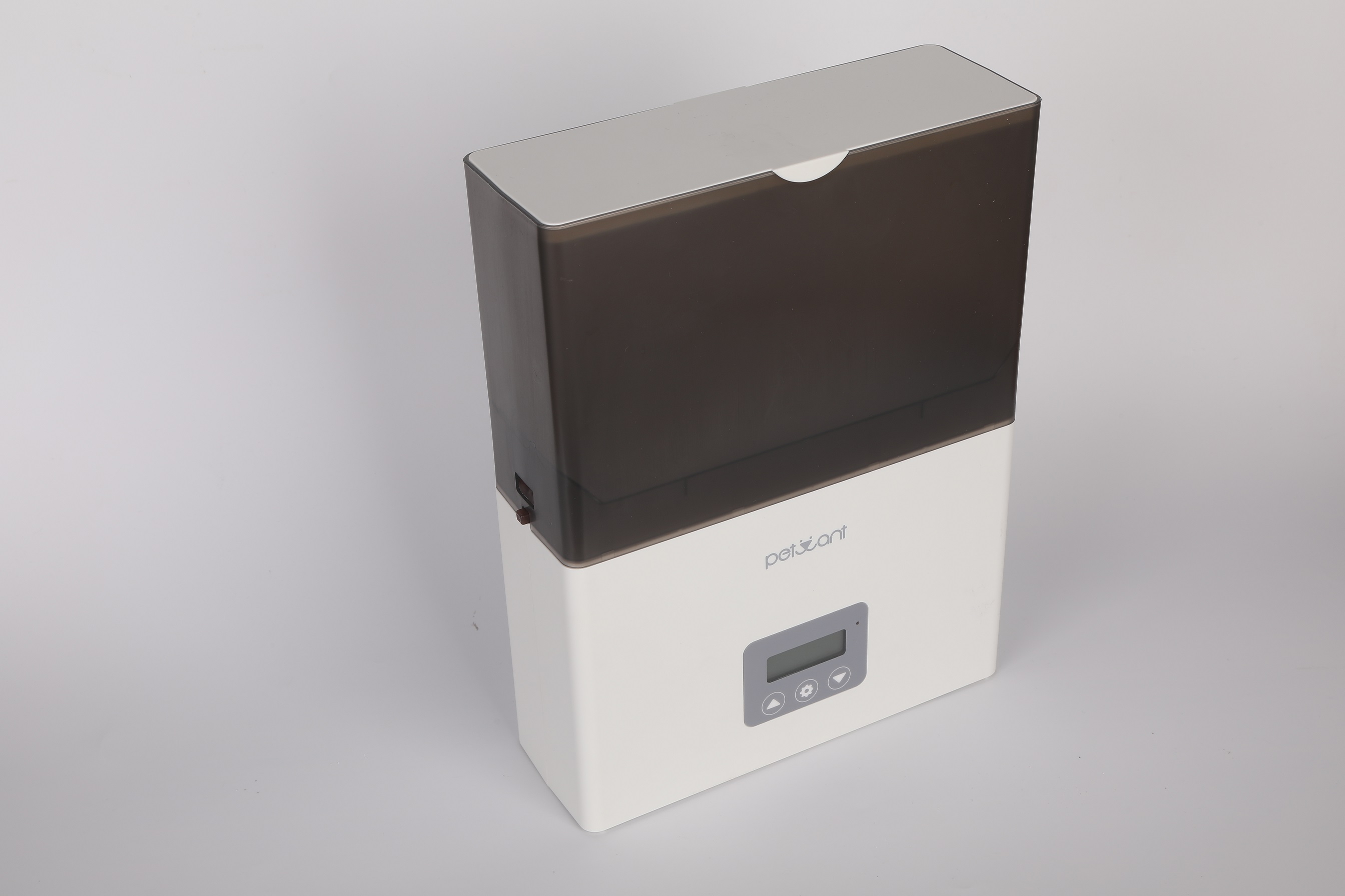 เครื่องให้อาหารแมวอัตโนมัติแบบติดข้างกรง PETWANT F4-LCD