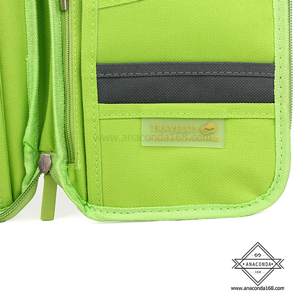 กระเป๋าใส่พาสปอร์ต (passport bag) สกรีนโลโก้