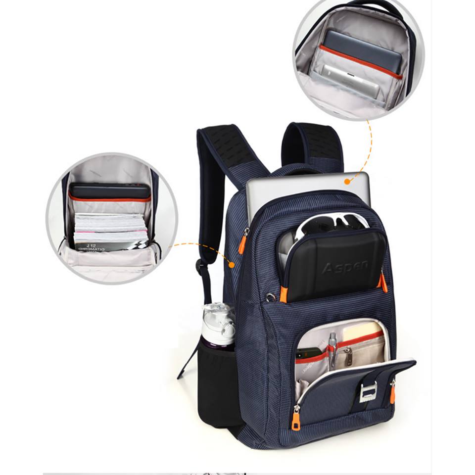 กระเป๋าเป้สะพายหลัง รุ่น AS-B18 (Black)