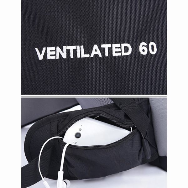 Local Lion เป้สะพายหลัง backpack ขนาด 60L รุ่น061 สีน้ำเงิน แถมฟรี มีดการ์ด