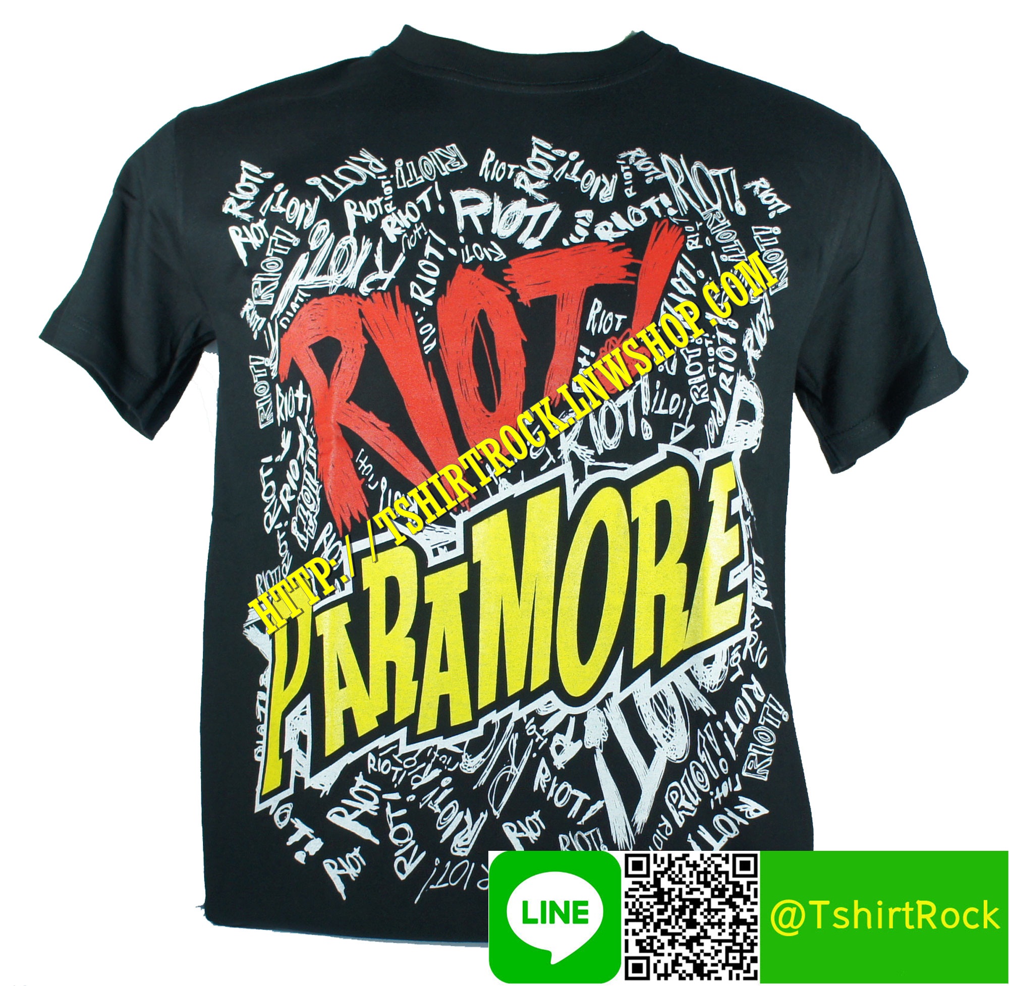 PARAMORE เสื้อยืดวงร็อค เมทัล ดนตรี เสื้อวงพาร์อะมอร์ PRM1381
