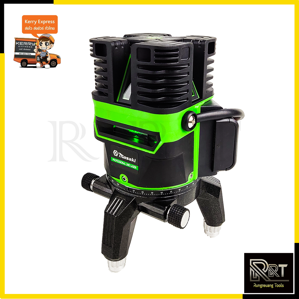 MASAKI ระดับน้ำเลเซอร์ 5 เส้น 360 องศา รุ่น MK-5L(แสงสีเขียว)