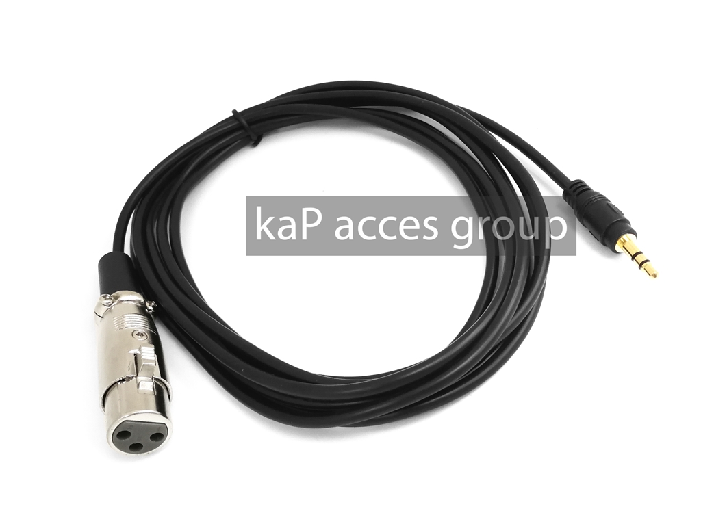 Microphone Cable XLR Female to 3.5mm TRS (1.5เมตร)