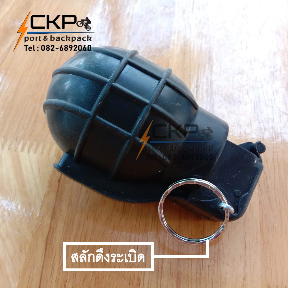 ลูกระเบิดมือปลอม ประกอบการแสดง ลูกระเบิดมือปลอม ประกอบฉาก หรือการฝึกของทหาร และตำรวจ