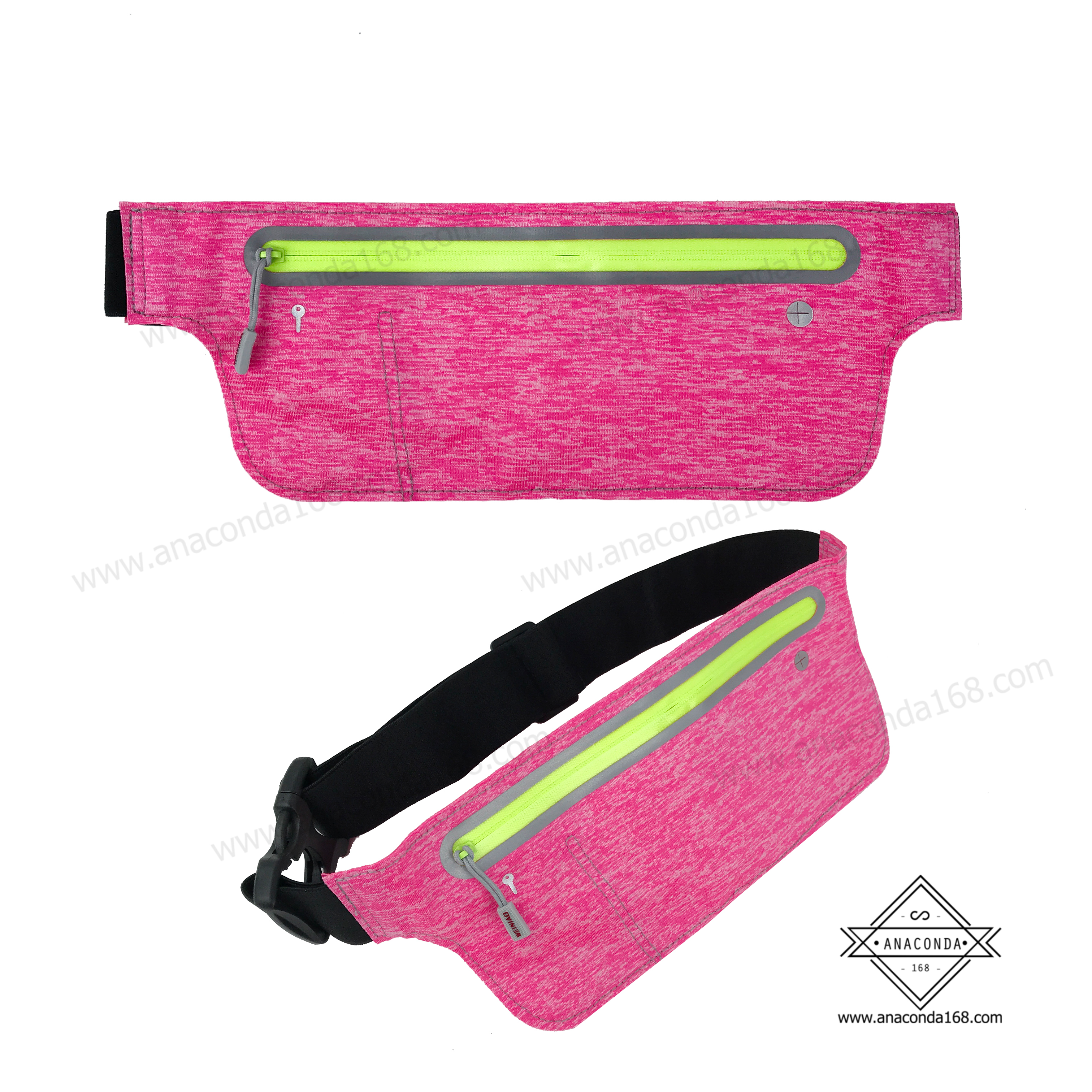 กระเป๋าคาดเอวสปอร์ตทรงเหลี่ยม