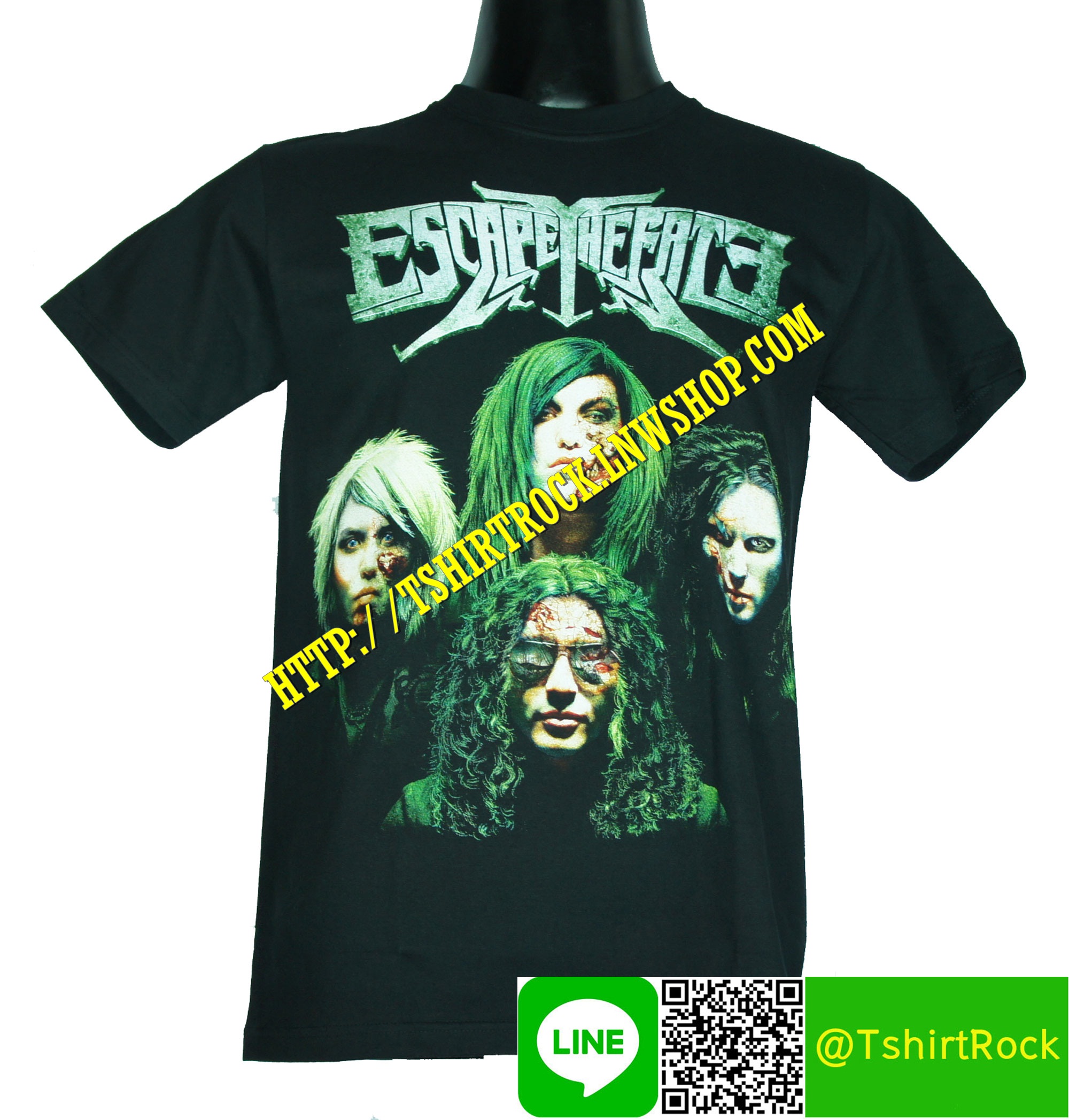 ESCAPE THE FATE เสื้อยืดวงร็อค เมทัล ดนตรี เสื้อวง ETF1350