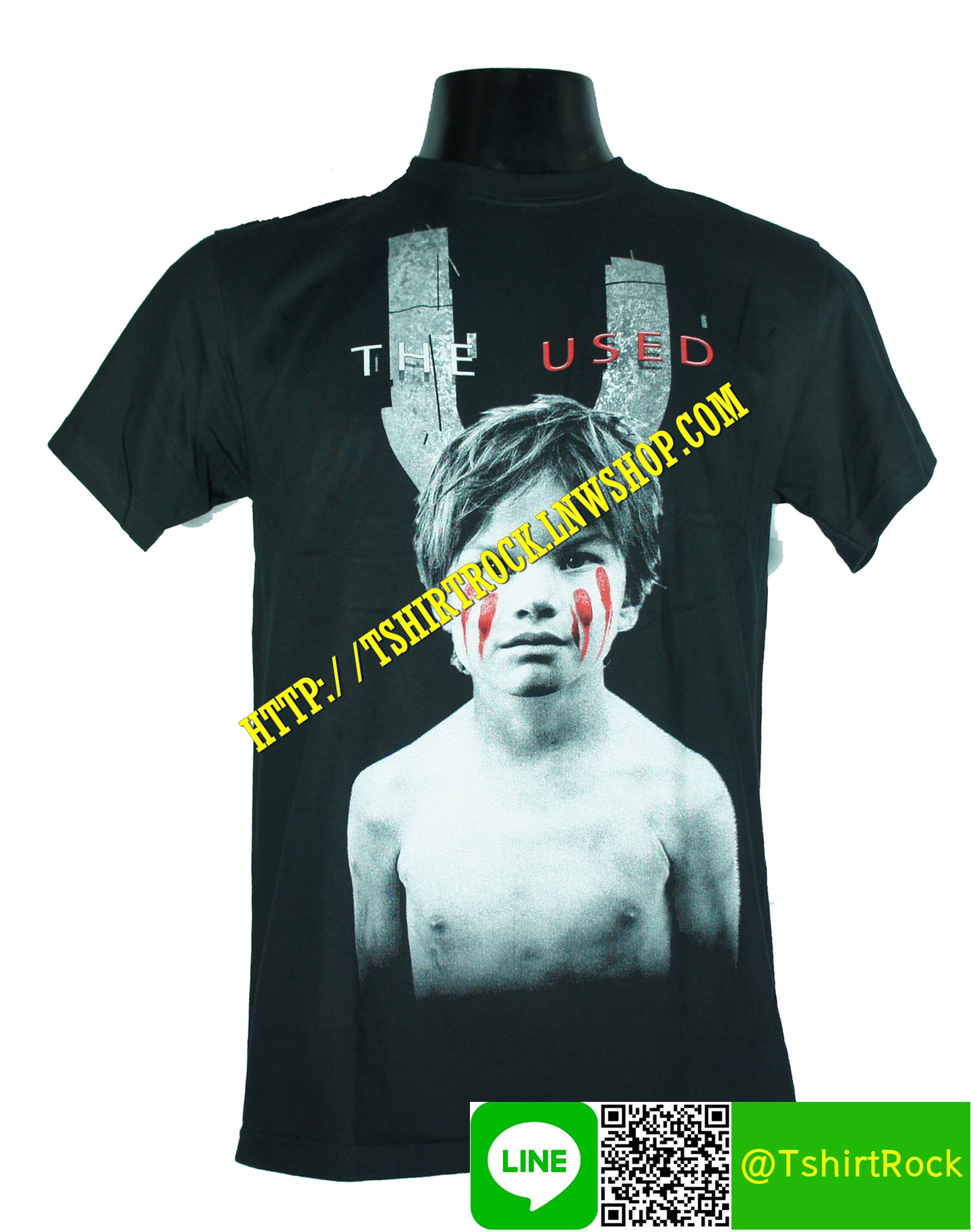 THE USED เสื้อยืดวงร็อค เมทัล ดนตรี เสื้อวง TUD1581