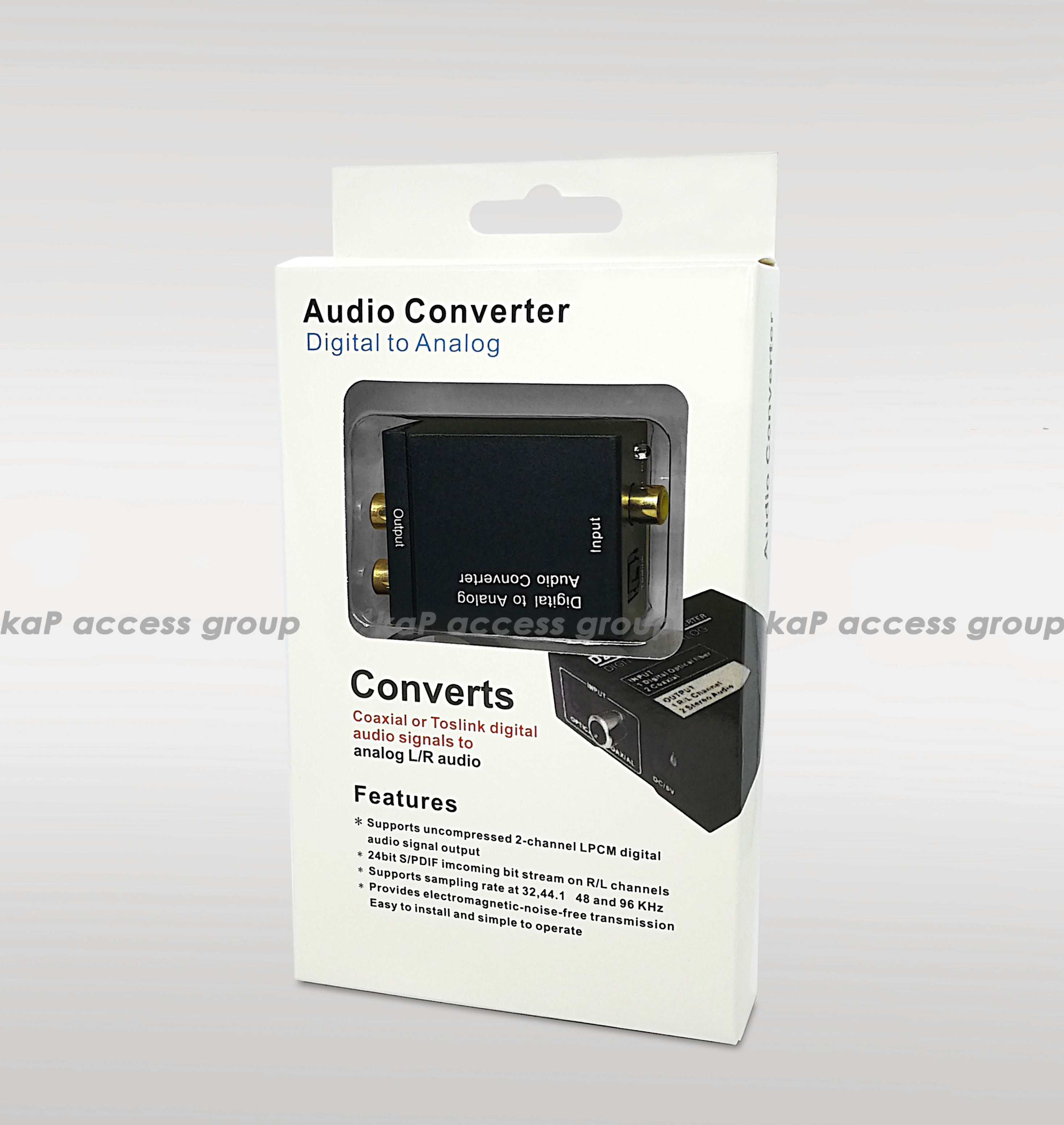 กล่องแปลงสัญญาณเสียง Digital to Analog (AV)