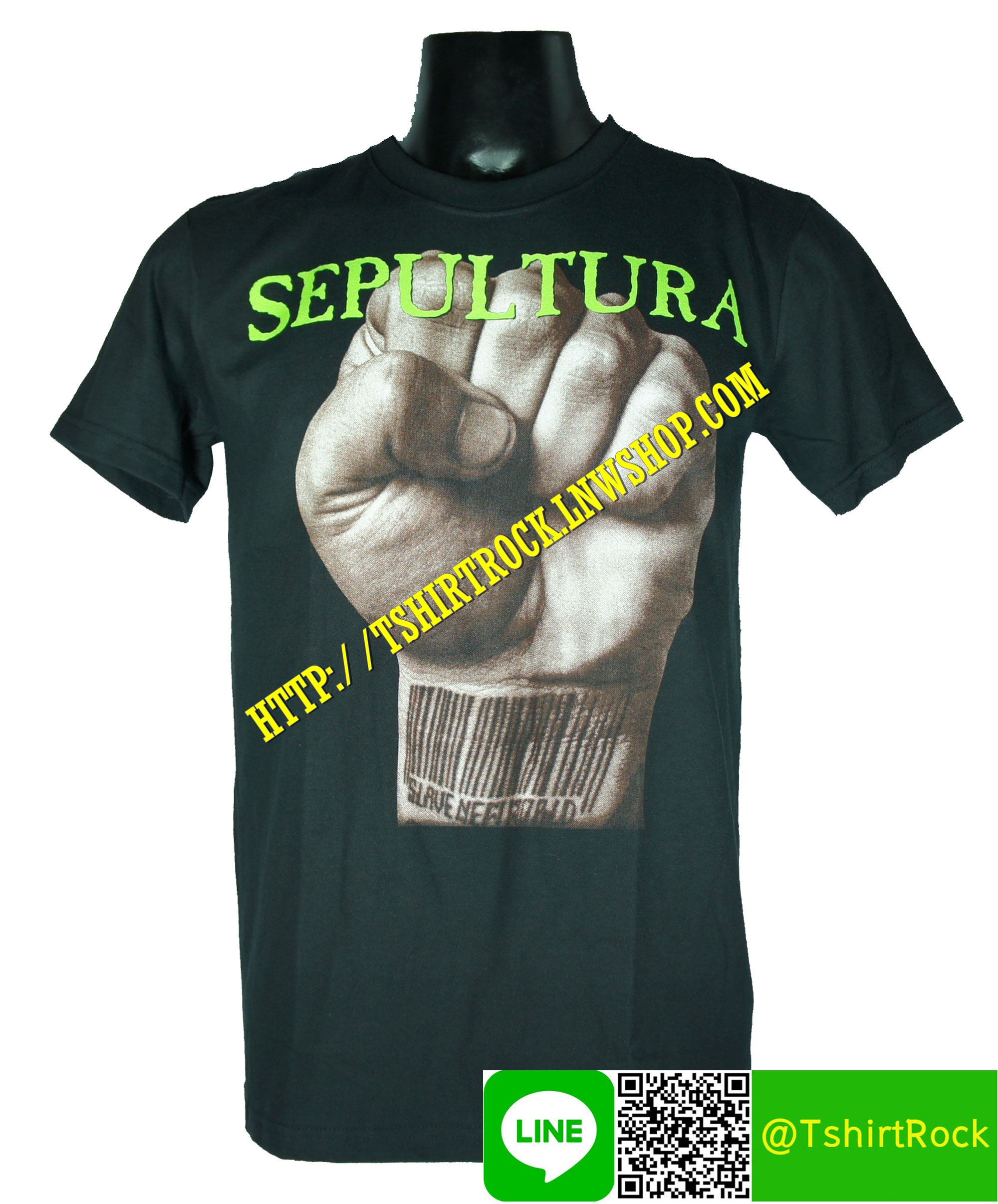 SEPULTURA เสื้อยืดวงร็อค เมทัล ดนตรี เสื้อวง SRA1513