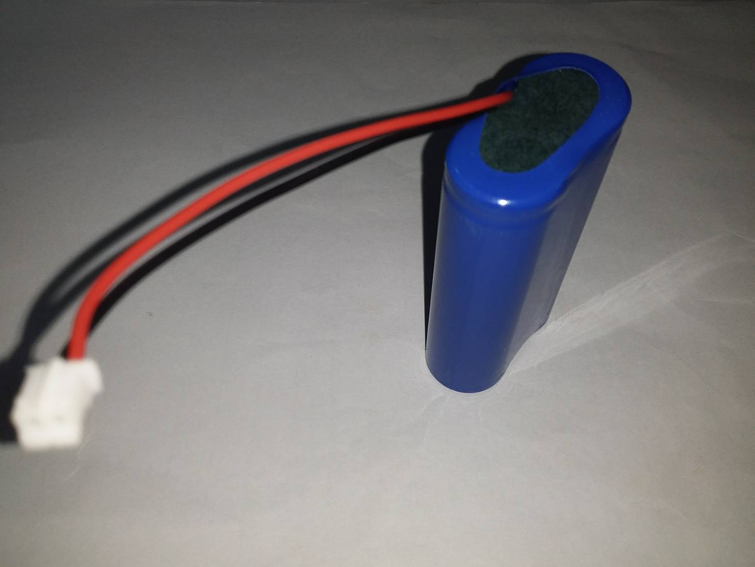 แบตเตอรี่ชาร์จ แพค 18650*2ก้อน ต่อขนาน 3.7v 2200mah พร้อมแผ่นป้องกัน สายไฟหัวโมเลค2พิน