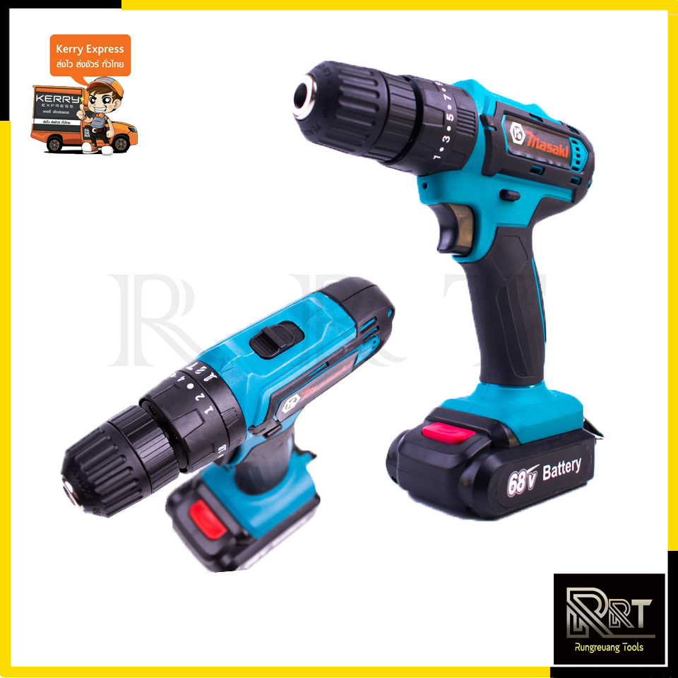 MASAKI สว่านไร้สาย 68V รุ่น 550DWE 3ระบบ เจาะกระแทกได้