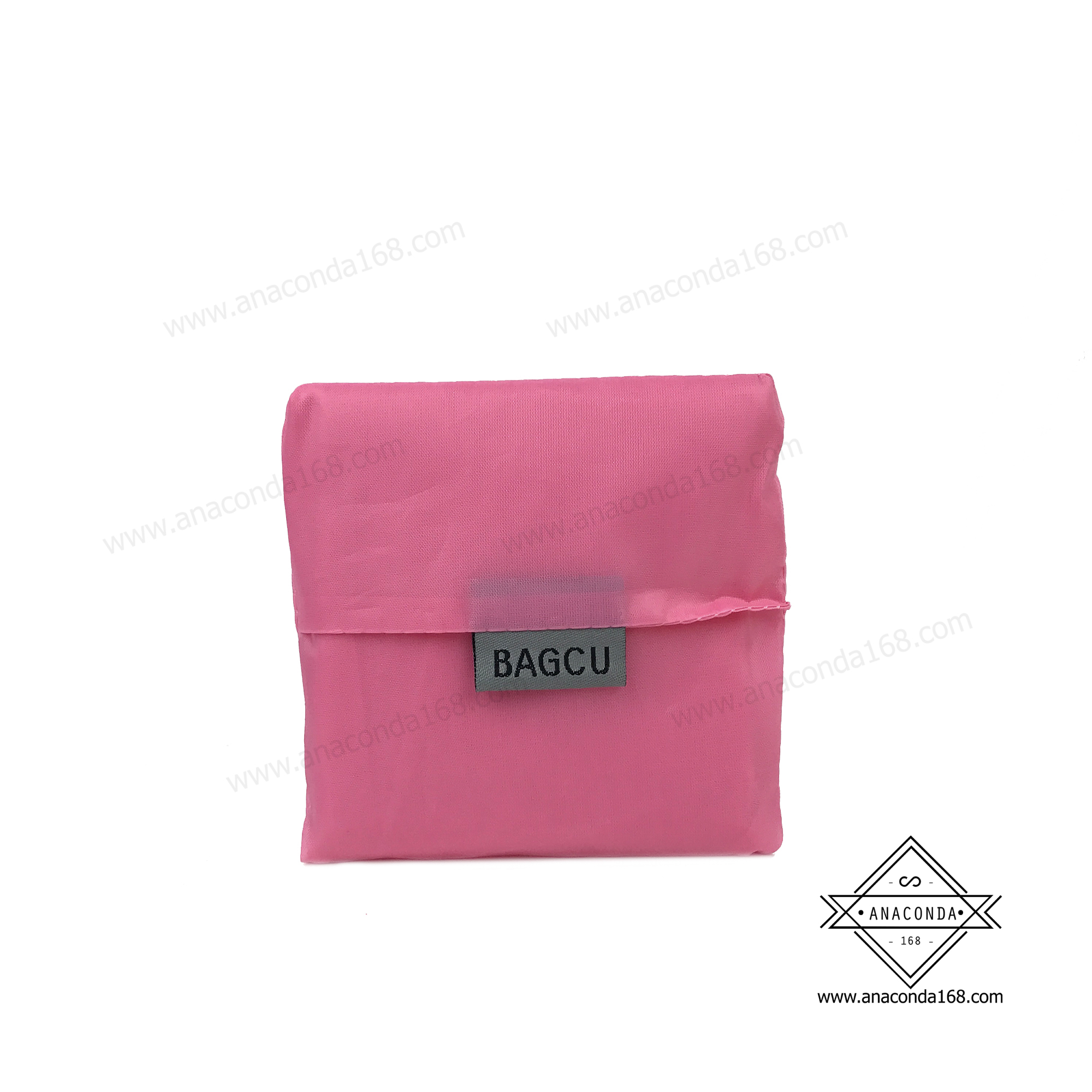 กระเป๋าช็อปปิ้งพับเก็บได้ BAGCU สีพื้น (Shopping Bag)