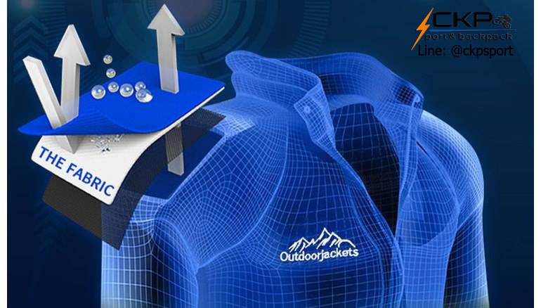 แจ็คเก็ตกันฝน กันน้ำ กันแดด รุ่นS15 สีดำ