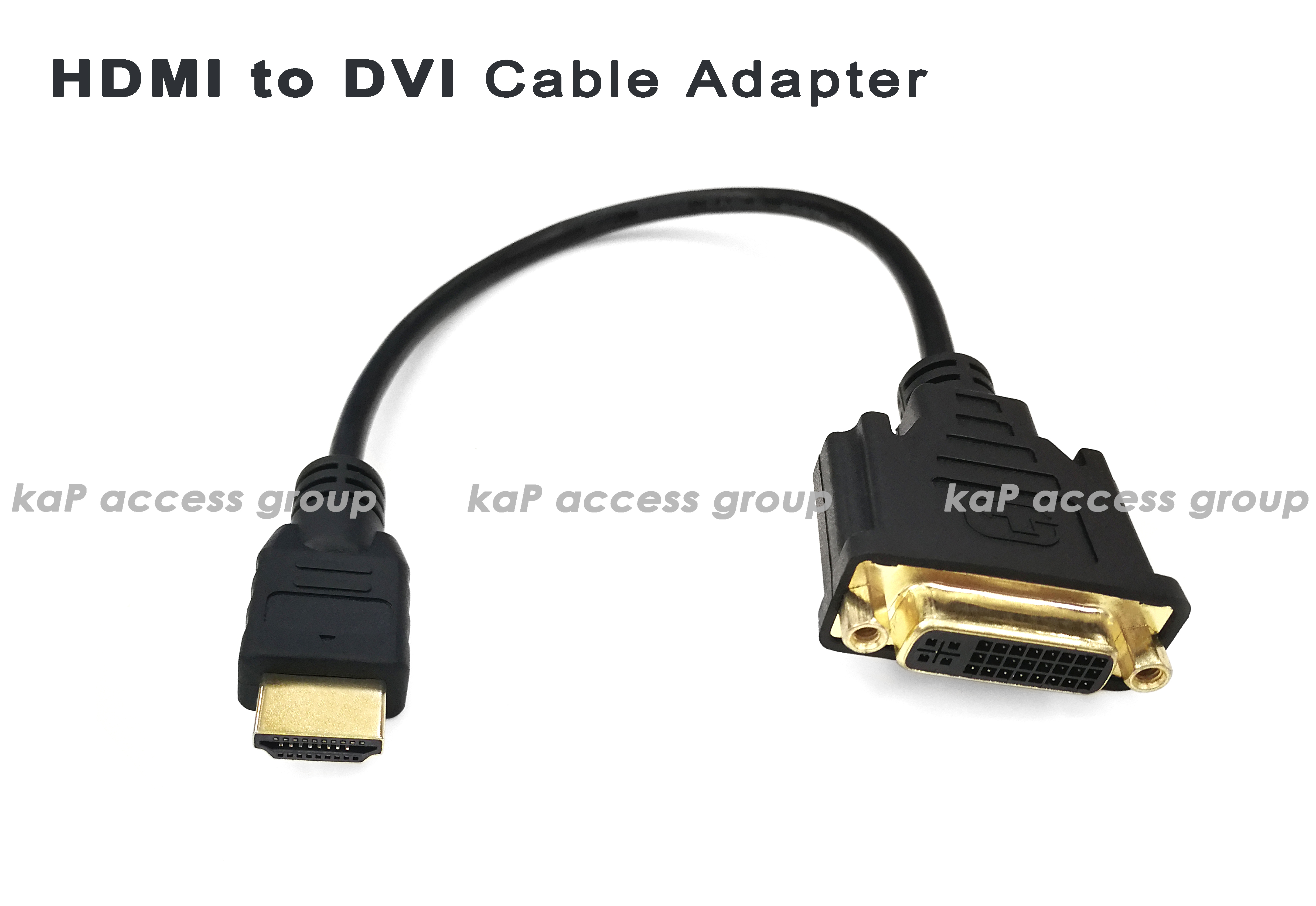 HDMI (Male) to DVI (Female) Cable Converter