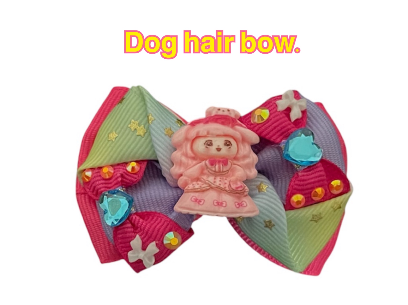 Dog hair bow.