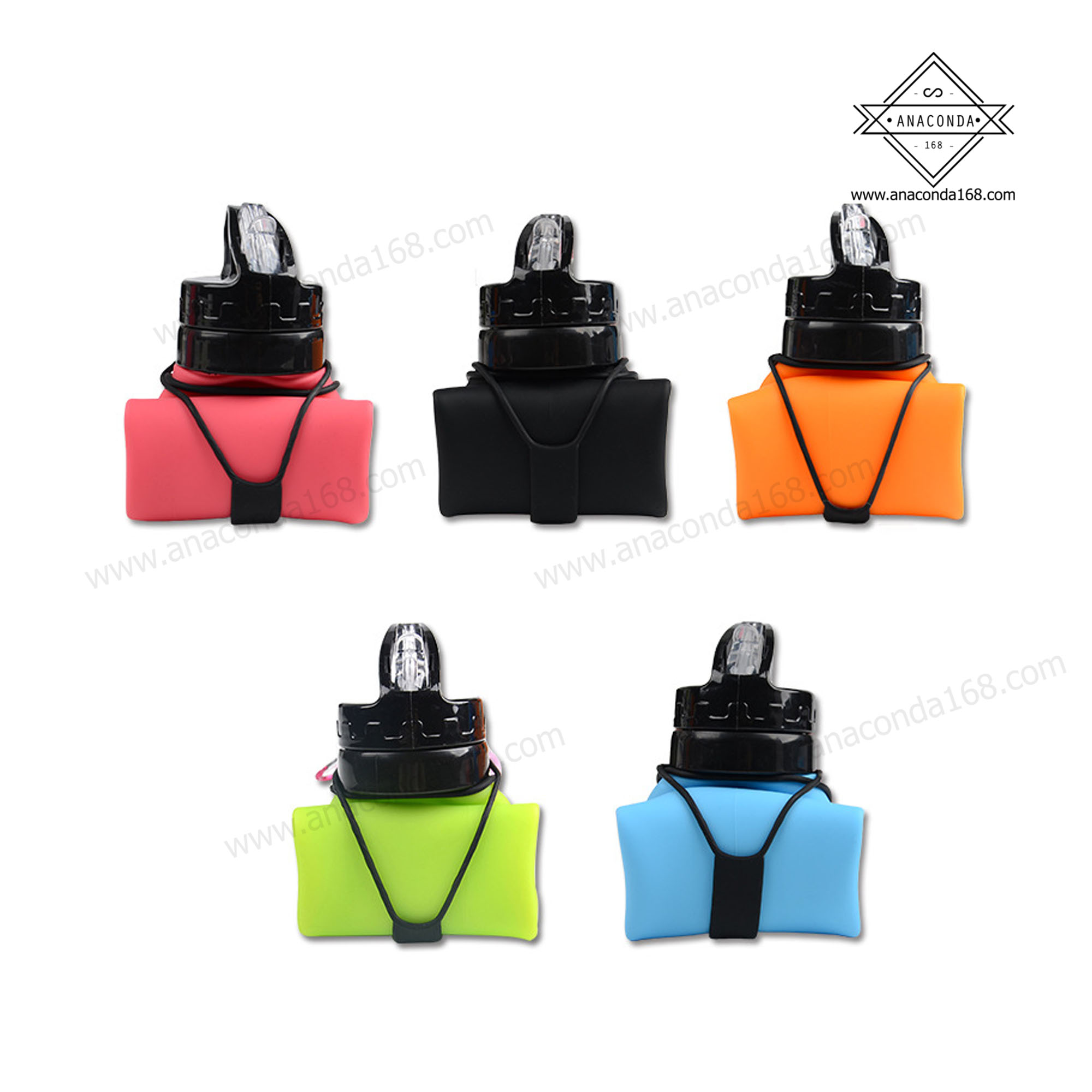 กระบอกน้ำซิลิโคน ขนาด 600 ml.