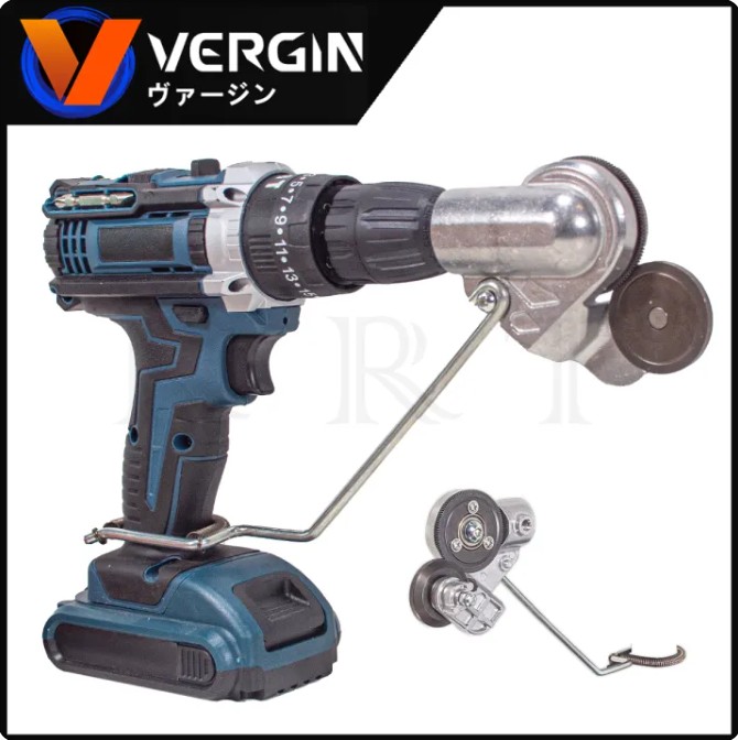 VERGIN หัวตัดเหล็กต่อสว่าน รุ่น VG-EDRPS ใบมีดโรลเลอร์ ผลิตจากเหล็กคุณภาพ