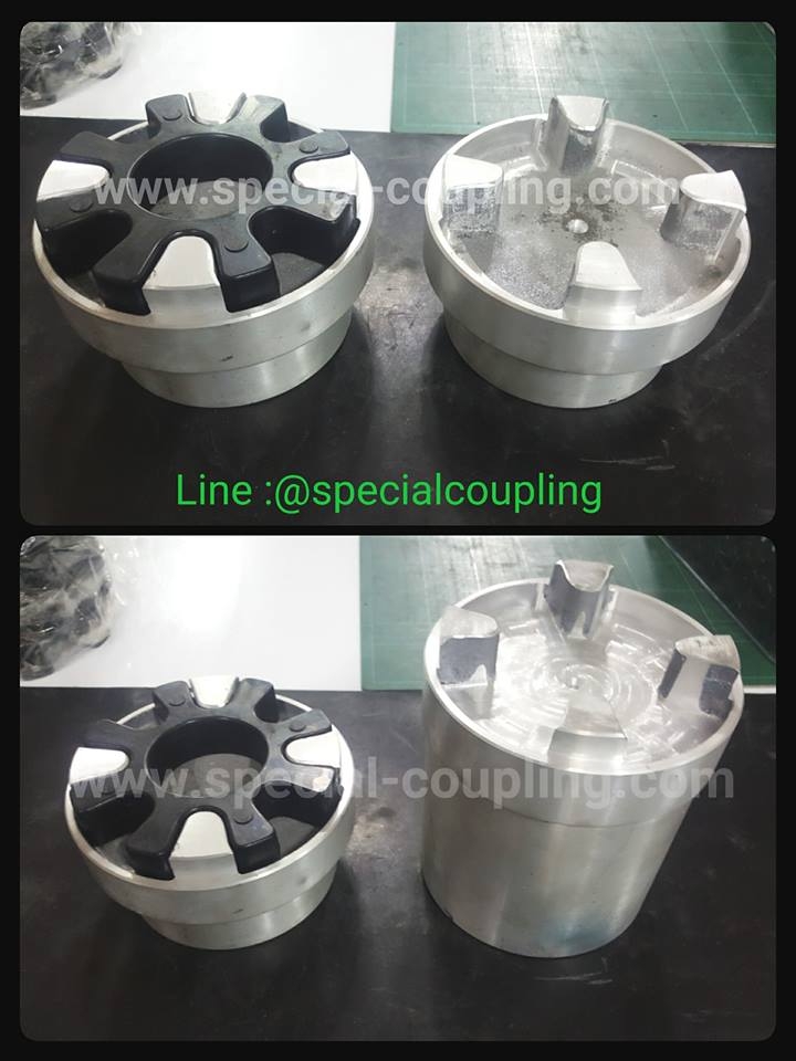 จำหน่ายCoupling Aluminum spider nbr od 132 mm มีดุมยาวและสั้นคะ ขายปลีกและส่ง