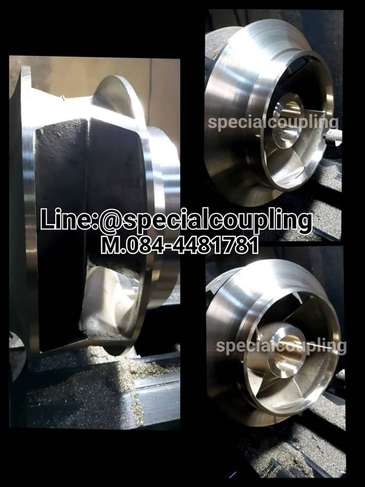 รับผลิตใบพัดปั้มน้ำ sus304,316พร้อมบาลานส์ ขนาด od 386mm L238mm สอบถามได้คะ