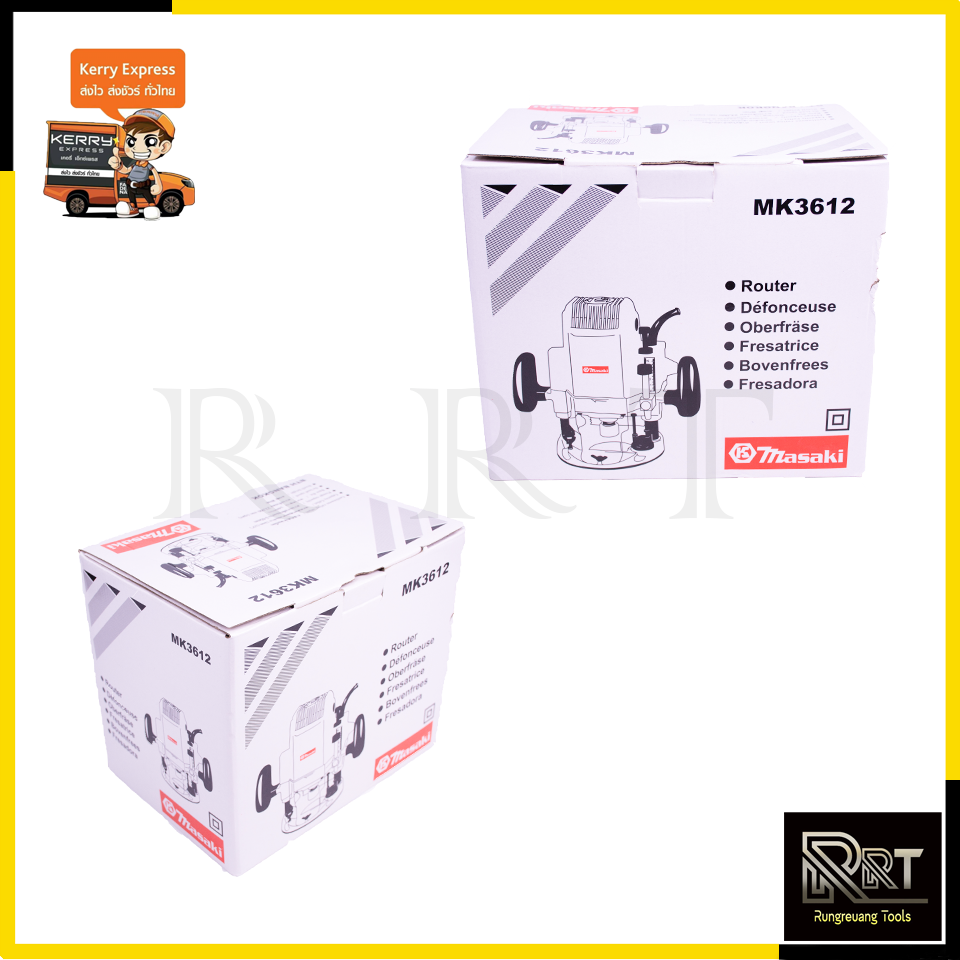 MASAKI เร้าเตอร์ เครื่องเซาะร่องไม้ รุ่น MK-3612BR