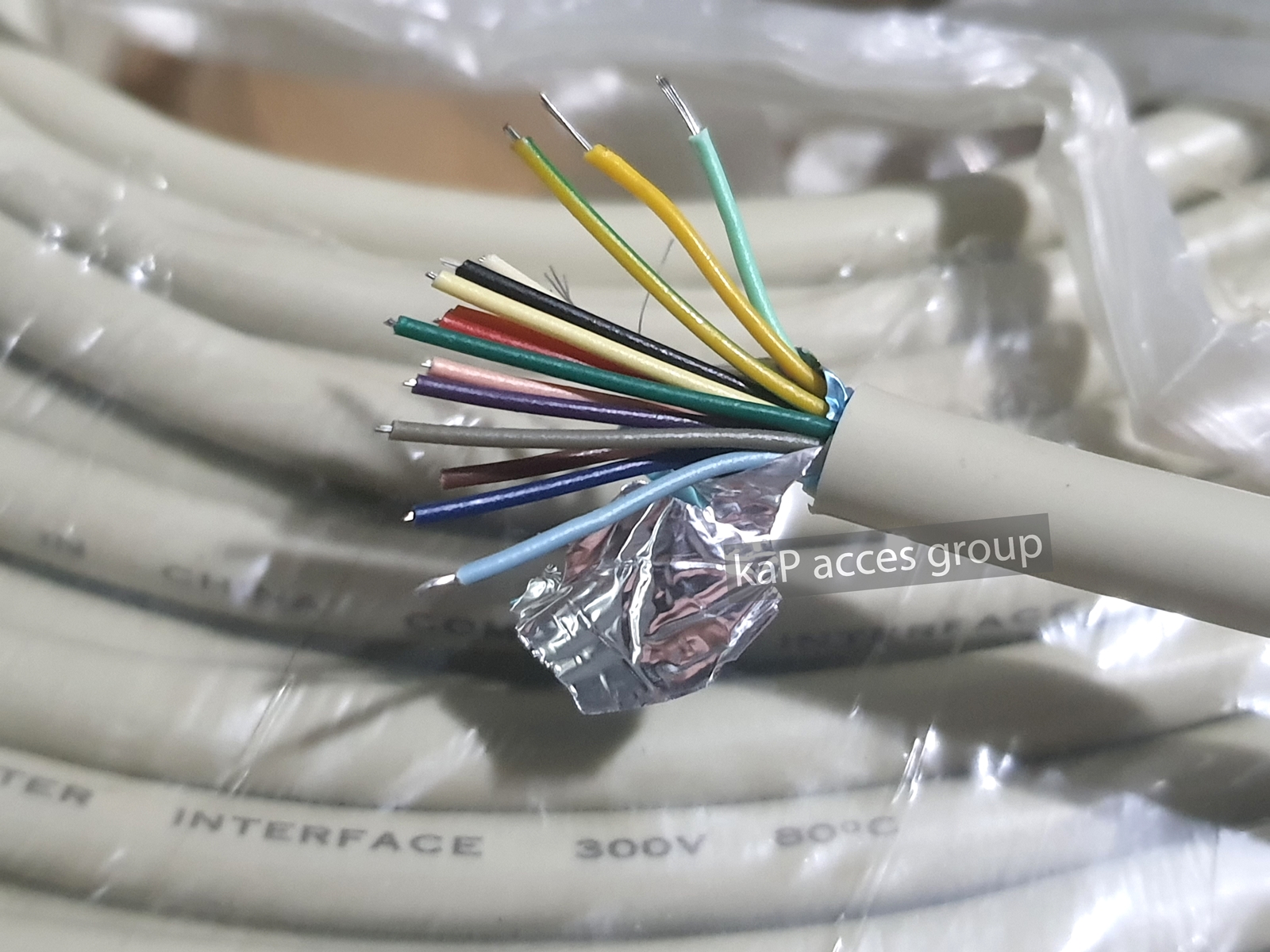 D-SUB DB15pin Multicore cable connector สายสัญญาณ มัลติคอร์ DB15 15พิน ตัดแบ่งขาย / เมตร