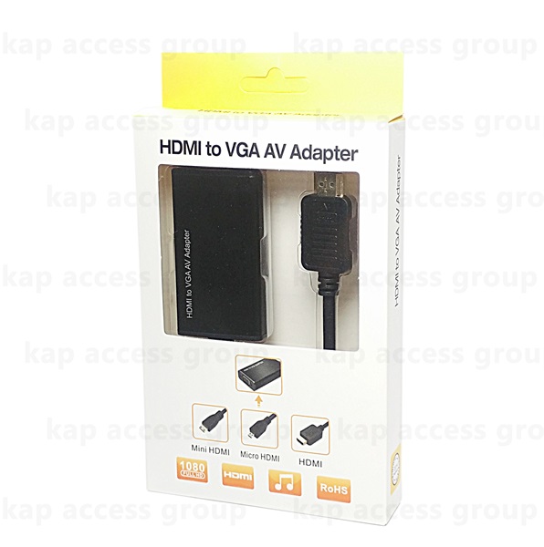 HDMI to VGA (Femal) + Audio & DC5V ConverterCable