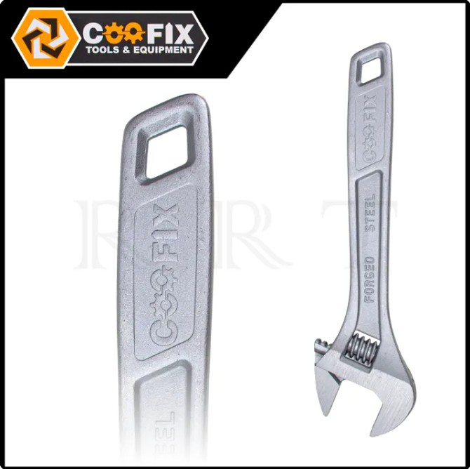 COOFIX ประแจเลื่อน 10 นิ้ว รุ่น CFH-B01002-10 ปากกว้าง 30 mm. ความยาว 250mm.(มีสเกลบอกระยะ)
