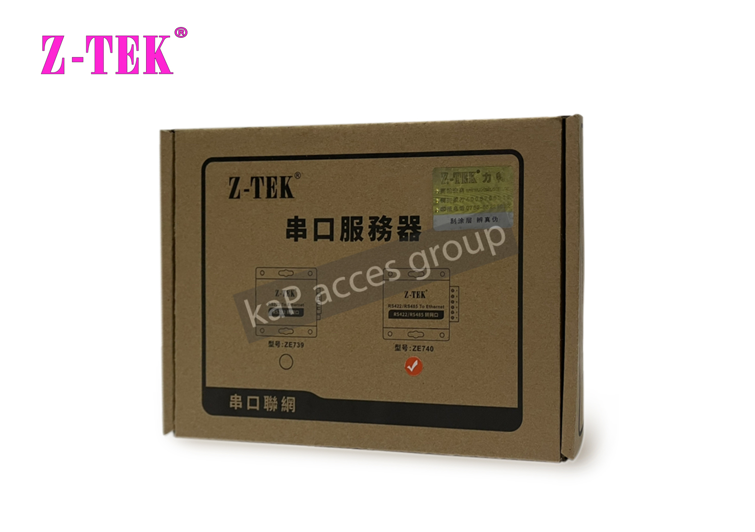 กล่องแปลง TCP/UDP RS422/RS485 to Ethernet (Z-TEK)