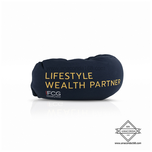 หมอนรองคอพรีเมี่ยม (neck pillow) สกรีนโลโก้