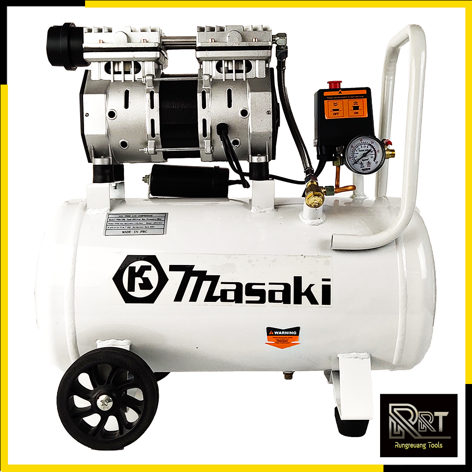 MASAKI ปั้มลม Oil Free 30ลิตร รุ่น 700W-30L