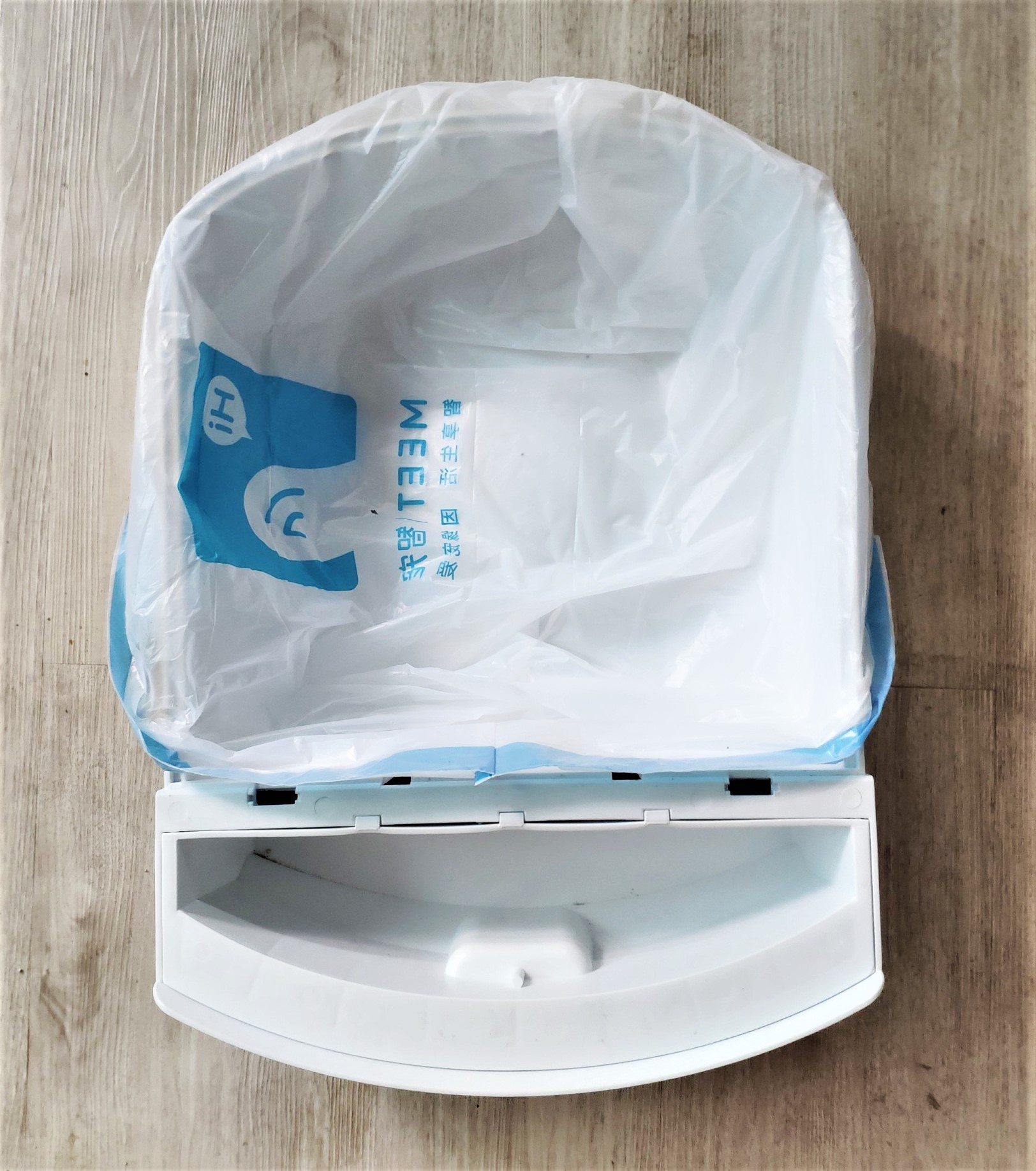 ถุงขยะมีสายรูดสำหรับห้องน้ำแมวอัตโนมัติ รุ่นใหม่ สำหรับ MEET 2/ MEET 1 MOME ขนาดบรรจุแพ็ค 3 ม้วนๆละ 20 ถุง รวม 60 ถุง