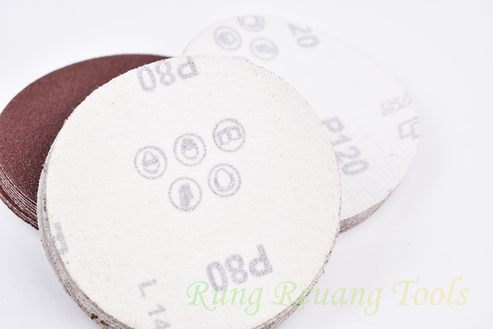 RRT กระดาษทรายหลังผ้า 4"นิ้ว เบอร์ 150 (1ชุด 20แผ่น)