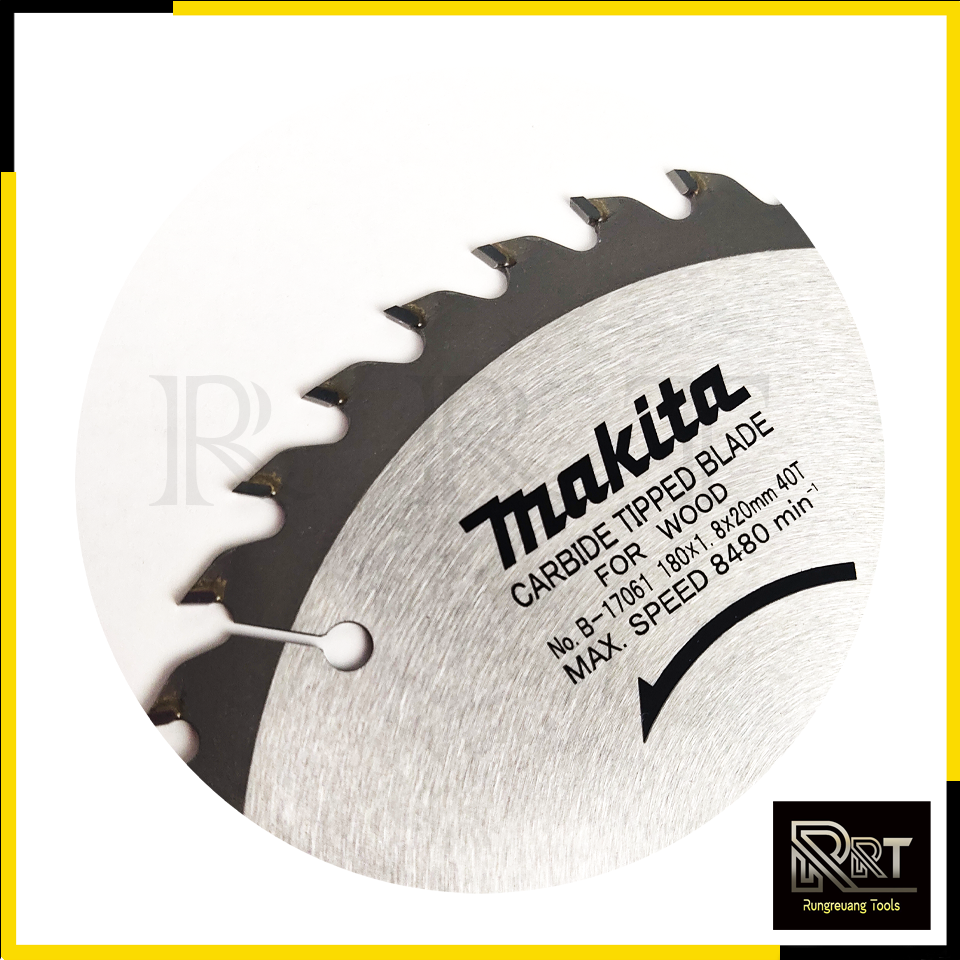 MAKITA ใบเลื่อย 7'นิ้ว 180mm.40T รุ่น B-17061