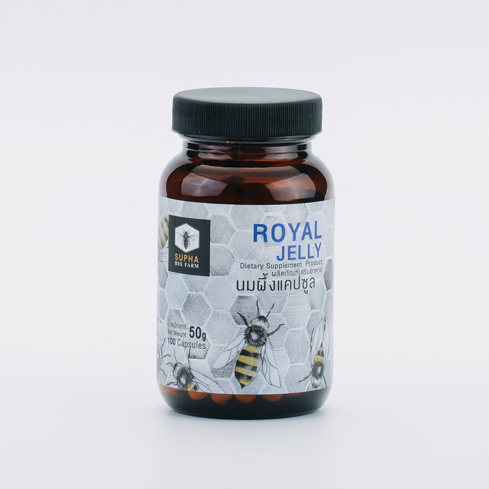 นมผึ้ง ชนิดแคปซูล 100 เม็ด (Royal Jelly Capsule 100 cap)