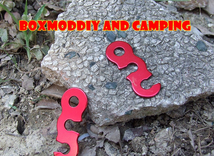 ตัวปรับเลื่อนเชือกเต็นท์แบบปรับง่ายที่สุด LINE STOPER TENT ตัวรั้งเชือกเต็นท์ ตัวล็อกเชือกเต็นท์ ตัวเกี่ยวเชือกเต็นท์ อลูมีเนียมคุณภาพสูง 1ชุด มี10ตัว 100บาท