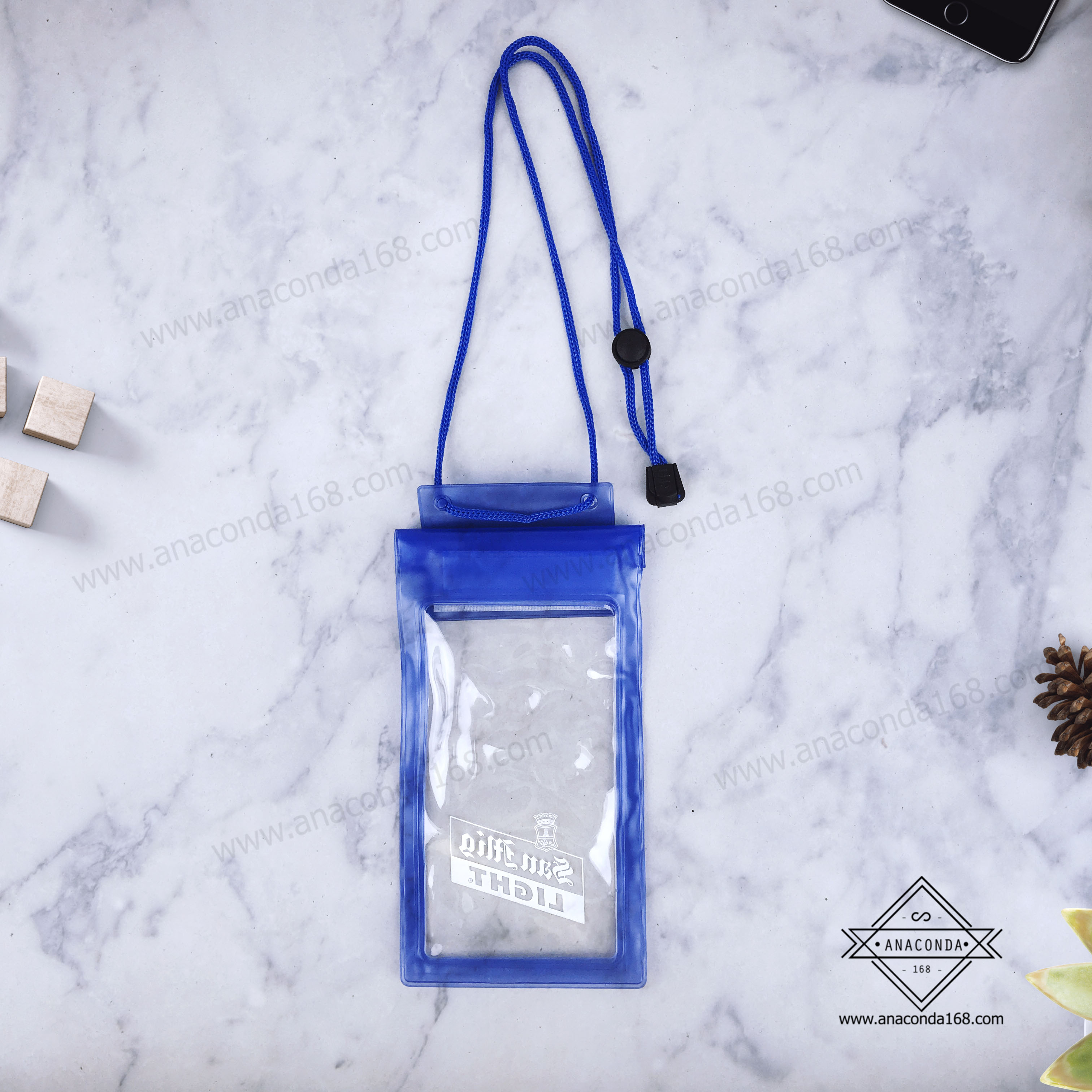 กระเป๋ากันน้ำ/ซองกันน้ำ แบบซิปล็อค ทำโลโก้