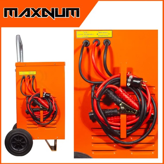 MAXNUM ตู้ชาร์จแบตเตอรี่ ขนาด 60V100AM ตู้สูง มีล้อสำหรับลาก (คอล์ยทองแดง)