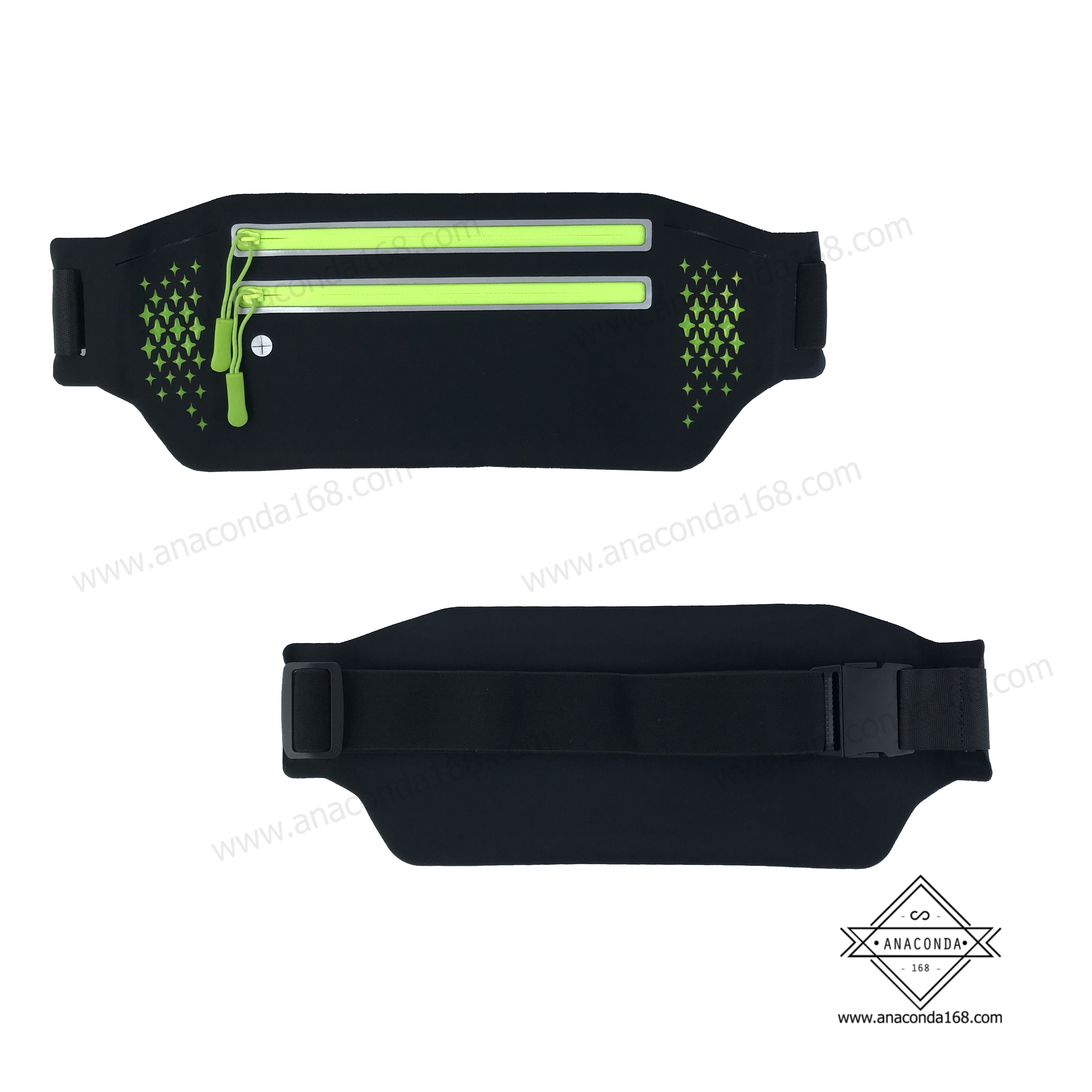 กระเป๋าคาดเอวกันน้ำ sport 2 ซิป