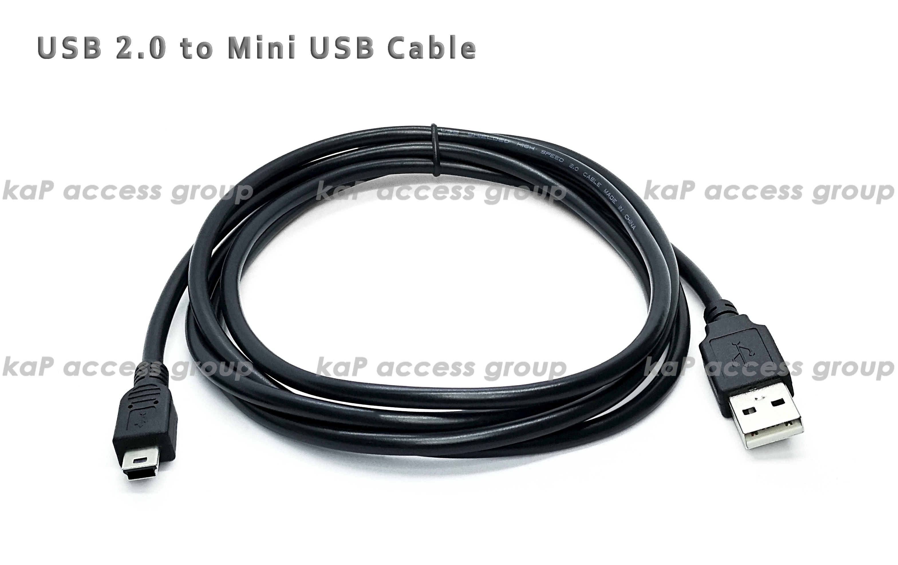 สาย USB 2.0 to Mini USB (5Pin) ความยาว 1.8เมตร