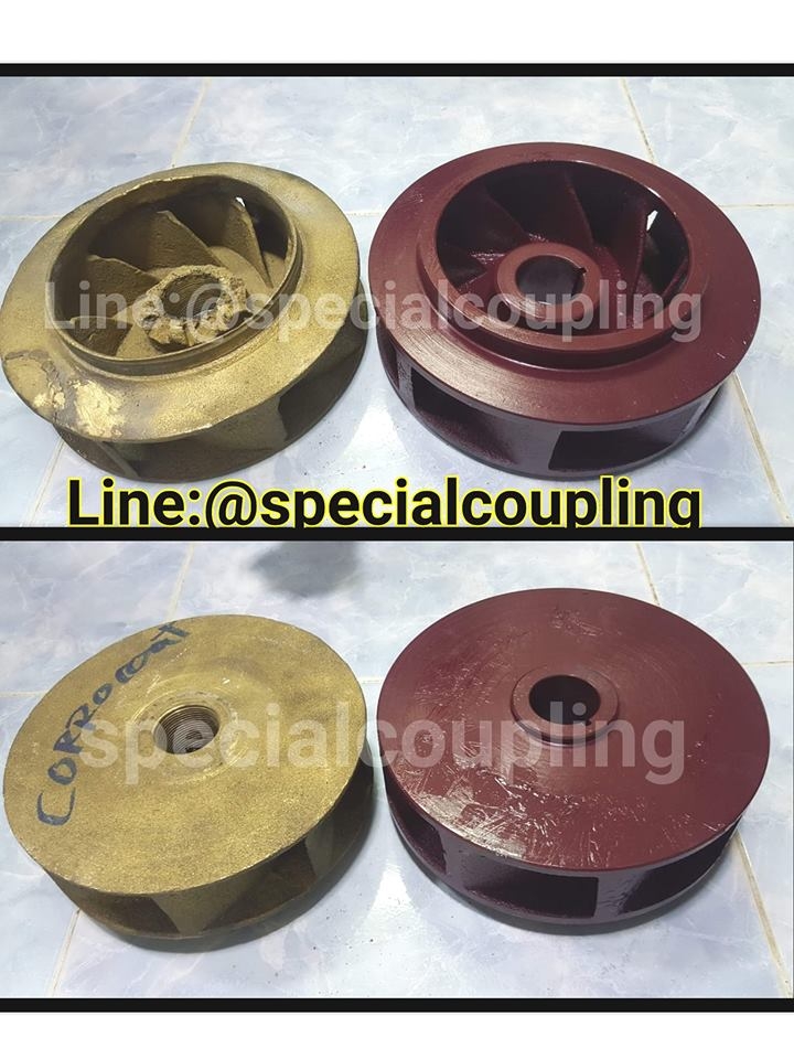 รับผลิตใบพัดปั้มน้ำเหล็กหล่อขนาด OD 170MM H 47MM ตามสั่งคะ