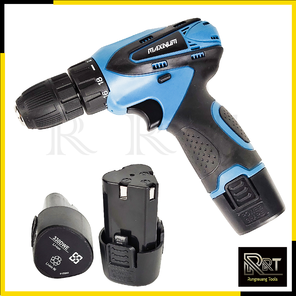 MAXNUM สว่านไร้สาย รุ่น MN-28V พร้อมชุดอุปกรณ์ 25PC