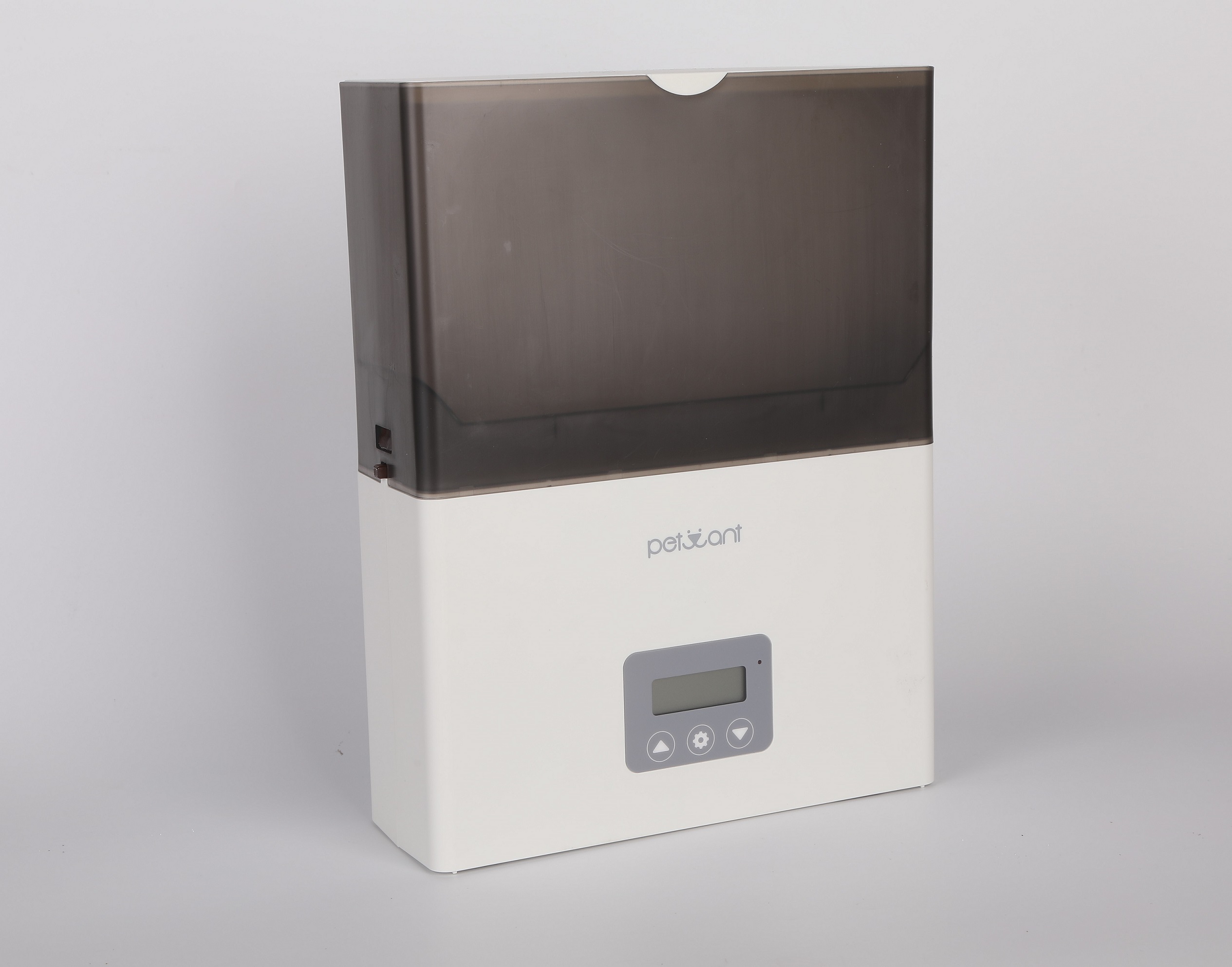 เครื่องให้อาหารแมวอัตโนมัติแบบติดข้างกรง PETWANT F4-LCD