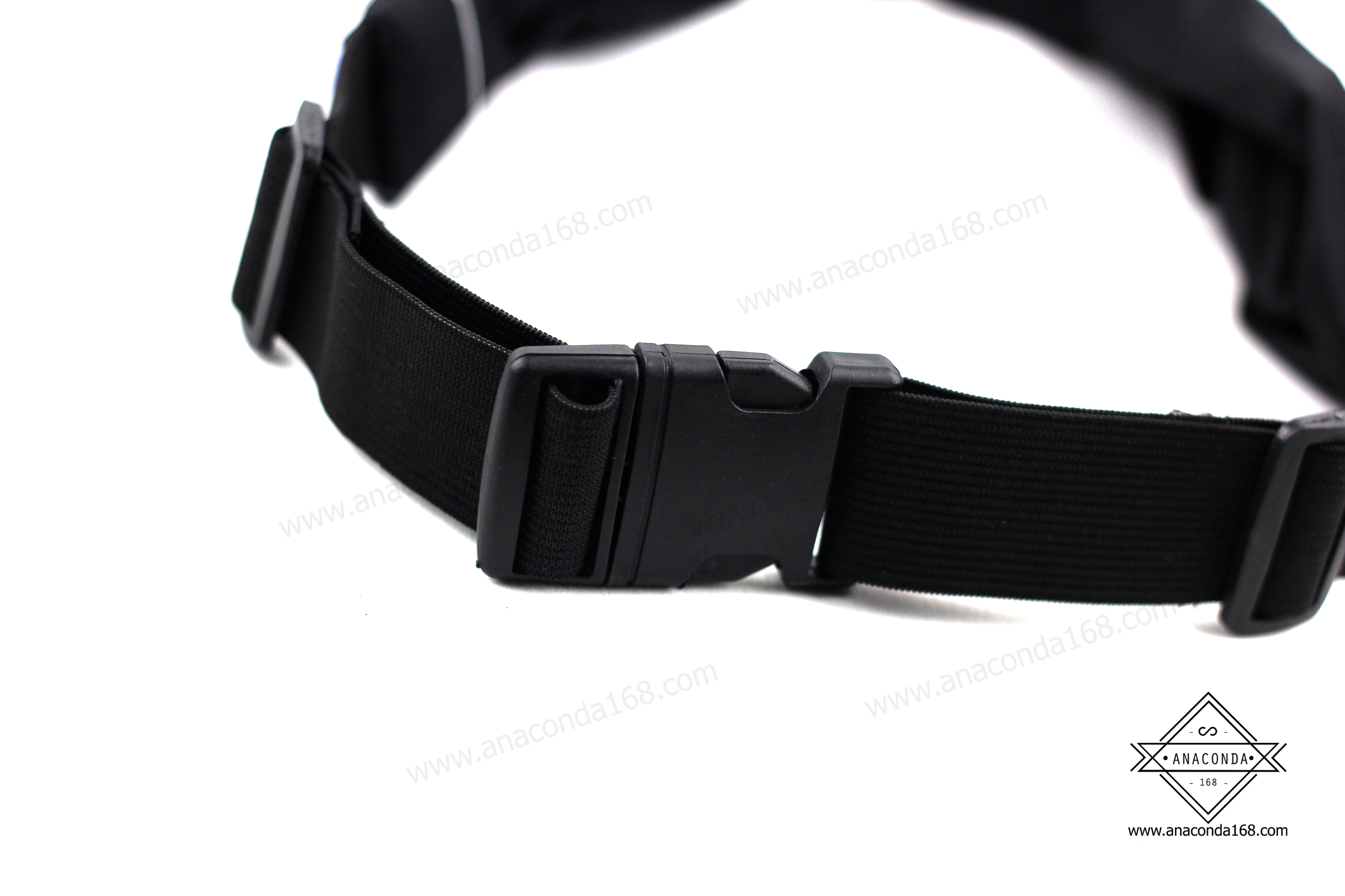 กระเป๋าคาดเอวยางยืด แนวสปอร์ตซิปสี 2 ซิป