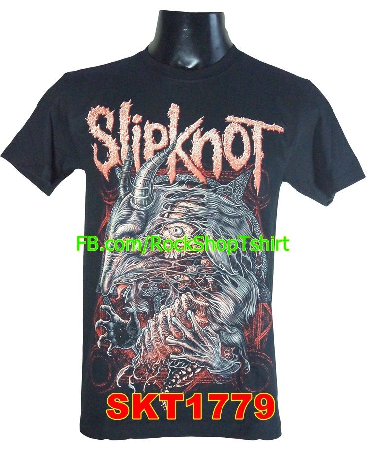 เสื้อวง SLIPKNOT เสื้อวินเทจ เสื้อยืดวงร็อค เมทัล สลิปน็อต SKT1779