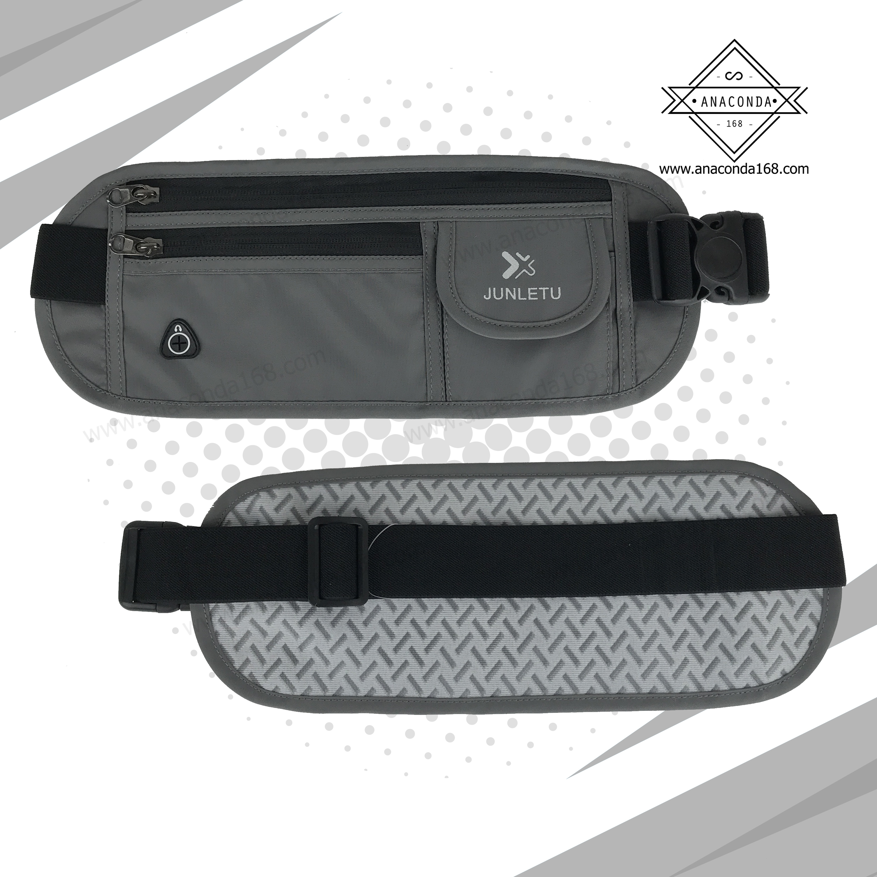 กระเป๋าคาดเอวทรงสปอร์ต JUNLETU