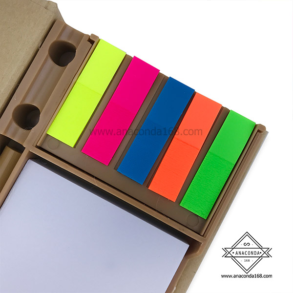 ชุดกระดาษโน๊ต-โพสต์อิท พร้อมกล่องกระดาษคราฟท์